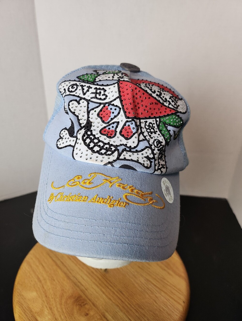 Ed Hardy snapback cap "love kills slowly"